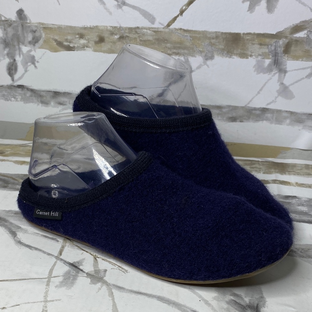 Haflinger x Garnet Hill Boiled Wool Slippers